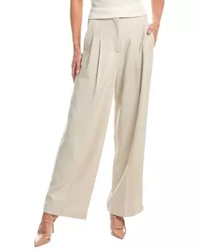 Ba&sh Плиссированные брюки, бежевый