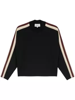 Ba&Sh толстовка Spade в полоску, черный