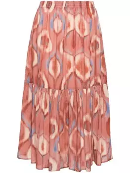 Ba&Sh юбка миди Clarie, коричневый