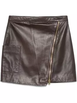 Ba&Sh юбка мини Mala, коричневый