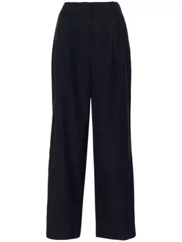 Ba&Sh зауженные брюки Fabio со складками, синий