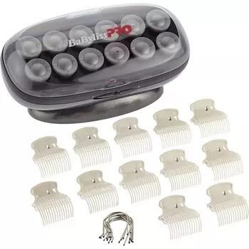 Bab3025E Jumbo Керамические ролики с подогревом, 12 шт., Babyliss Pro