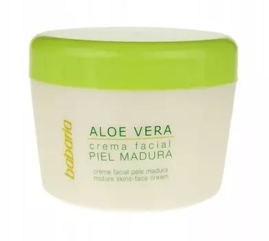 Babaria Aloe Vera, Крем для лица для зрелой кожи, 125 мл