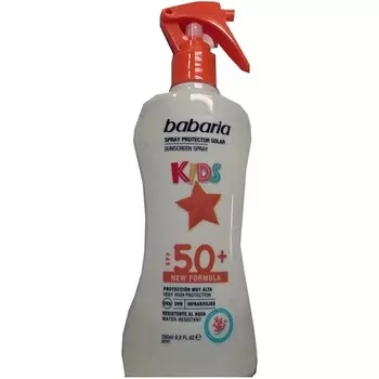BABARIA Unisex Kids Spray SPF50+ Испаритель 200 мл - черный