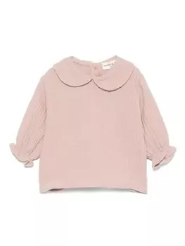 Babe And Tess блузка из сирсакера, розовый