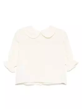 Babe And Tess хлопковая блузка, нейтральный цвет