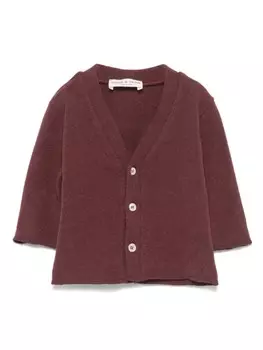 Babe And Tess меланжевый кардиган, красный