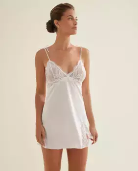 Бэбидоллы с кружевом и низкой спинкой Promise, белый