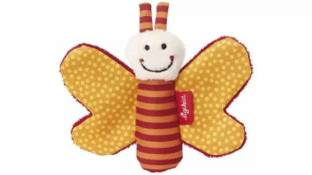 Бабочка оранжевая красная звезда Sigikid