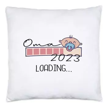 Бабушка Загрузка 2023 Подушка с наполнителем для будущих бабушек на рождение внука внучки Я буду бабушкой подарок детские новости Hey!Print