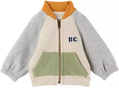 Baby Beige Толстовка с цветовыми блоками Бежевый Bobo Choses