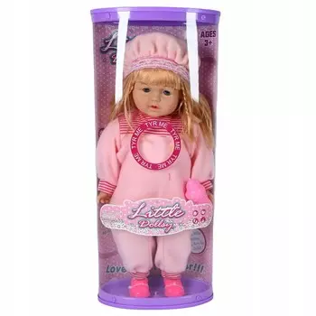 Baby Big Doll Like Life 50см Принцесса с длинными светлыми волосами смеется Midex