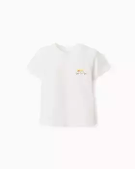 Baby boy футболка с коротким рукавом и узором на спине Zippy, белый