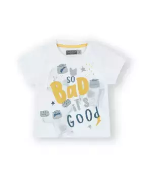 Baby boy хлопчатобумажная футболка белого цвета Canada House, белый