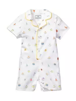 Baby Boy's Birthday Wishes Классический комбинезон Petite Plume, белый