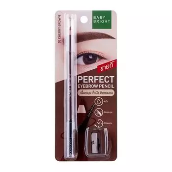 Baby Bright Карандаш для бровей Perfect 1,2г. 03 Черри Браун, Cherry Brown