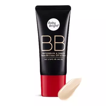 Baby Bright Матовый BB-крем Watermelon Tomato SPF45 PA++ 30г. 21, Beige
