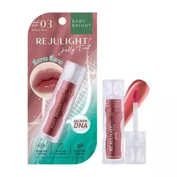 Baby Bright Тинт для губ Rejulight Jelly 3г. 03 Крепкая роза, Robust Rose