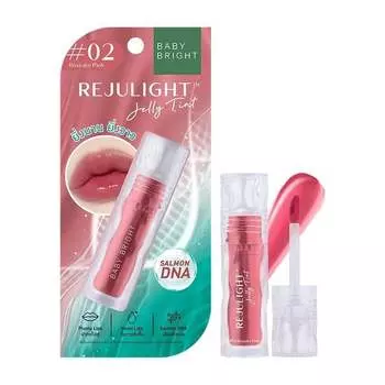 Baby Bright Тинт для губ Rejulight Jelly 3г. 02 Roseate Pink, Roseate Pink