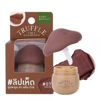 Baby Bright Трюфель 3 в 1 Ultra Soft Color Lip Lip 6г. 07 Бекон, Bacon