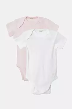 Baby Cotton Bodysuit 3 шт. в упаковке United Colors Of Benetton, розовый