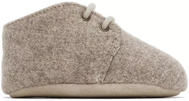 Baby Taupe Derby Pre-Walkers Bonpoint