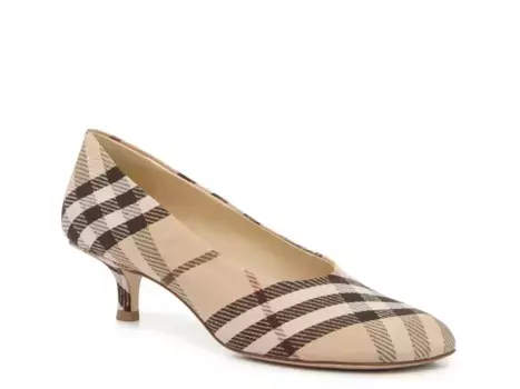 Baby Туфли Burberry, Tan Plaid Print