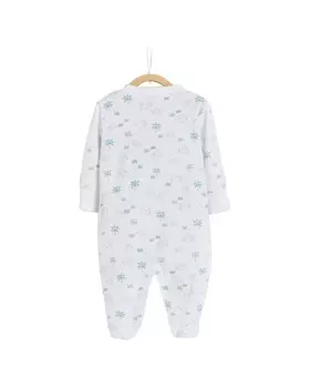 babycottons Alfred Footie Пижама, белый