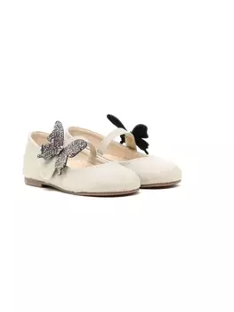 BabyWalker балетки с аппликацией, золотистый