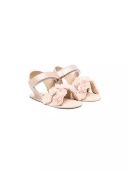 BabyWalker сандалии с цветочной аппликацией, розовый