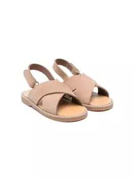 BabyWalker сандалии с перекрестными ремешками, нейтральный цвет