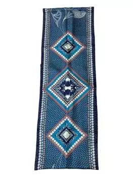 Baccarat 2809051 Женский шарф-галстук Louxor Twillsilk Maxi Tie Blue, синий