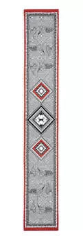 Baccarat 2809053 Женский галстук-шарф Louxor Twillsilk Maxi Tie Черно-белый