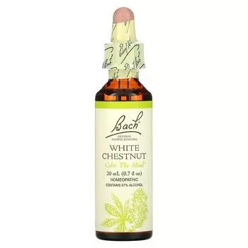 Bach Original Flower Remedies белый каштан, 20 мл