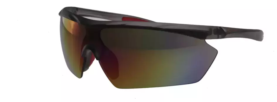 BACK IN BLACK Солнцезащитные очки, слегка зеркальные линзы Back In Black Eyewear, цвет Kristallgrau