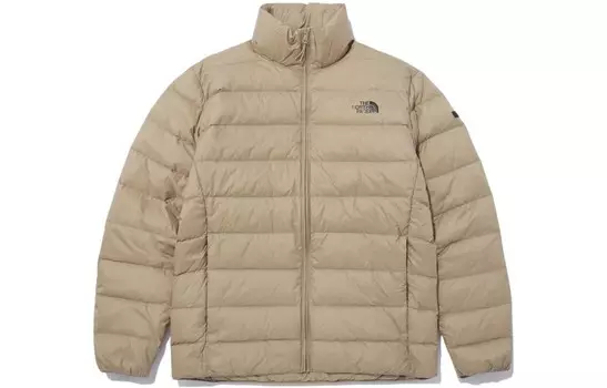 Back In Blue Series Пуховик мужской светло-коричневый The North Face, коричневый