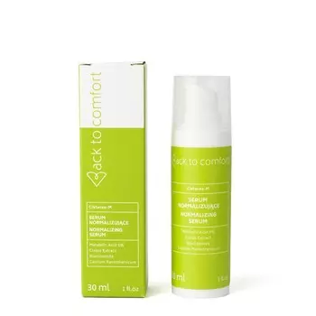 Back To Comfort, Нормализующая сыворотка с миндальной кислотой 5% и ниацинамидом, 30 мл