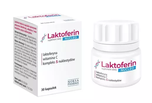 БАД Norsa Pharma Laktoferin Nucleo, 30 капсул