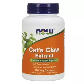 БАД Now Foods, - Экстракт кошачьего когтя 120 капсул