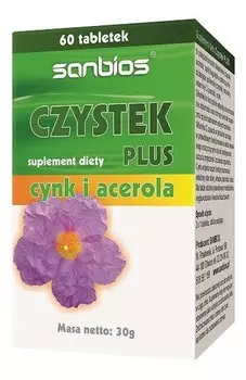 БАД Санбиос Чистек Плюс, 60 таблеток Sanbios