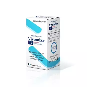 БАД Vivomixx, БАД в форме микрокапсул, 30 капсул Inna Marka