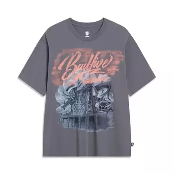 Badfive Футболка мужская серая Lining, серый