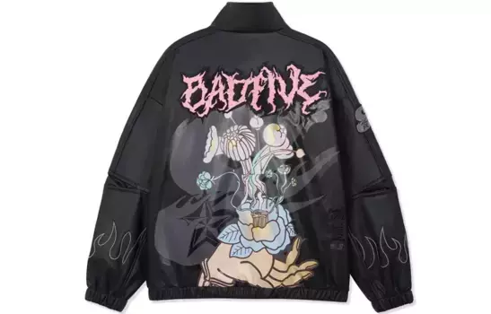 Badfive Куртка унисекс черная Lining, черный