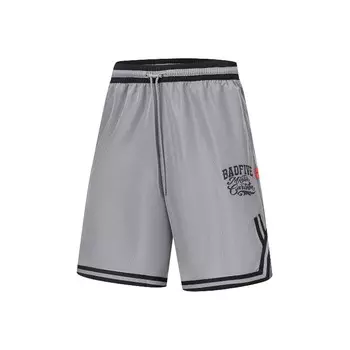 Badfive повседневные шорты мужские акульи серые Lining, цвет Shark Gray