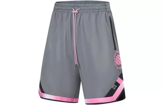 Badfive повседневные шорты мужские серые Lining, серый