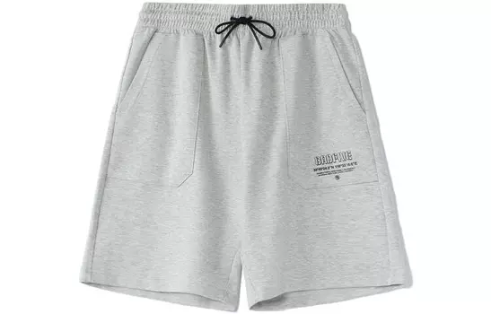 Badfive повседневные шорты мужские серые Lining, серый