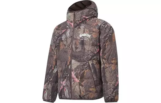 Badfive пуховик мужской с принтом листьев Lining, цвет Leaf Print