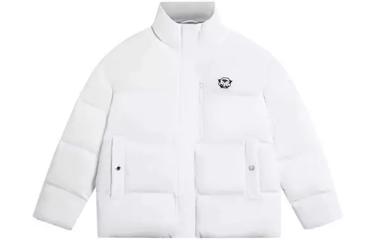 Badfive пуховик женский белый Lining