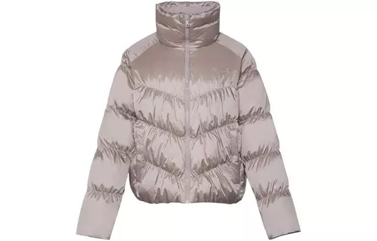 Badfive пуховик женский Gull фиолетовый серый Lining