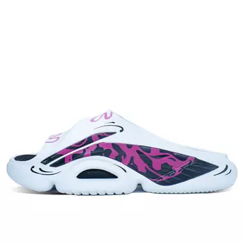 BADFIVE Slide Шлепанцы мужские белые/черные/розовые Lining